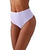Wacoal b.tempt'd by Wacoal b.bare High Waisted Thong, Color:Thistle - Image 3