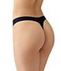Wacoal b.tempt'd by Wacoal B.wow'd Modern Thong, Color:Night - Image 2