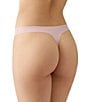Wacoal b.tempt'd by Wacoal B.wow'd Modern Thong, Color:Blush Pink - Image 2