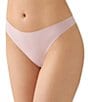 Wacoal b.tempt'd by Wacoal B.wow'd Modern Thong, Color:Blush Pink - Image 3