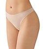 Wacoal b.tempt'd by Wacoal B.wow'd Modern Thong, Color:Au Natural - Image 3
