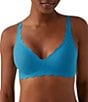 Color:Faience - Image 1 - B.wow'd Wire Free Scalloped V-Neck Convertible Bra