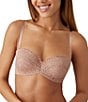 Wacoal b.tempt'd by Wacoal Ciao Bella Strapless Bra, Color:Roebuck - Image 3