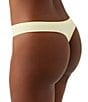 Color:Pastel Yellow - Image 2 - Comfort Intended Seamless Thong