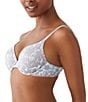 Wacoal b.tempt'd by Wacoal Future Foundation Convertible Contour Camo Print Bra, Color:Dream Blue - Image 4