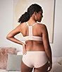 Wacoal b.tempt'd by Wacoal Future Foundation Front Close T-Back Bra, Color:Rose Smoke - Image 9