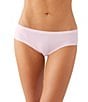 Wacoal b.tempt'd by Wacoal Future Foundation Soft Stretch Hipster Panty, Color:Pink-A-Boo - Image 1