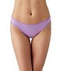 Color:Orchid Mist - Image 1 - Inspired Eyelet Stretch Lace Trim Thong