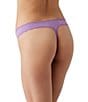 Color:Orchid Mist - Image 2 - Inspired Eyelet Stretch Lace Trim Thong