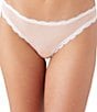 Color:Rose Smoke - Image 1 - Inspired Eyelet Stretch Lace Trim Thong