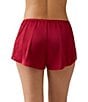 Wacoal b.tempt'd by Wacoal Its On Satin & Eyelash Lace Shorty, Color:Biking Red - Image 2