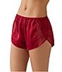 Wacoal b.tempt'd by Wacoal Its On Satin & Eyelash Lace Shorty, Color:Biking Red - Image 3