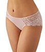 Wacoal b.tempt'd by Wacoal Lace Hipster, Color:Rose Smoke - Image 3