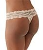 Wacoal b.tempt'd by Wacoal Lace Kiss Thong, Color:Au Natural - Image 2