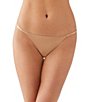 Wacoal b.tempt'd by Wacoal Spotlight G-String, Color:Chai - Image 1