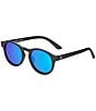 Babiators Baby/Little Boys Newborn-6+ Years Keyhole Cobalt Polarized Lenses Sunglasses, Color:Jet Black - Image 1