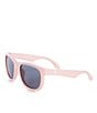 Color:Ballet Pink - Image 1 - Baby/Little Girls Newborn-5 Years Navigators Smoked Lens Sunglasses