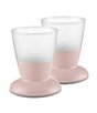 Baby Bjorn BABYBJORN BPA-Free Plastic 2-Pack Cups, Color:Powder Pink - Image 1