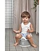 Color:Gray/White - Image 2 - Smart Potty Training Potty Chair