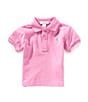 Ralph Lauren Baby Boys 3-24 Months Short-Sleeve Mesh Polo Shirt, Color:Laguna Pink - Image 1