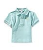 Ralph Lauren Baby Boys 3-24 Months Short-Sleeve Mesh Polo Shirt, Color:Parakeet - Image 1