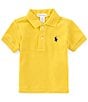 Ralph Lauren Baby Boys 3-24 Months Short-Sleeve Mesh Polo Shirt, Color:Canary Yellow - Image 1