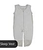 Color:Gray - Image 2 - 3-in-1 Swaddle Transition Sleepsuit
