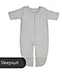 Color:Gray - Image 3 - 3-in-1 Swaddle Transition Sleepsuit