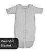 Color:Gray - Image 4 - 3-in-1 Swaddle Transition Sleepsuit