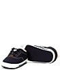 Color:Navy - Image 1 - Kids' Canvas Lace-Up Crib Shoe Sneakers (Infant)