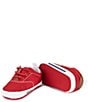 Color:Red - Image 1 - Kids' Canvas Lace-Up Crib Shoe Sneakers (Infant)