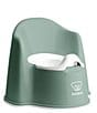 Color:Deep Green/White - Image 1 - BABYBJORN Potty Chair