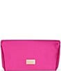 Badgley Mischka Jewel by Badgley Mischka Amelia Double Flap Satin Clutch, Color:Hot Pink - Image 2