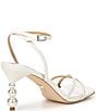 Color:White Leather - Image 2 - Callie Strappy Leather Dress Sandals