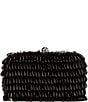 Badgley Mischka Cristina Tear Drop Beaded Minaudiere Clutch, Color:Black - Image 2