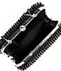 Badgley Mischka Cristina Tear Drop Beaded Minaudiere Clutch, Color:Black - Image 3