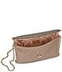 Badgley Mischka Crystal Mesh Envelope Clutch, Color:Gold - Image 2