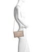Badgley Mischka Crystal Mesh Envelope Clutch, Color:Gold - Image 4
