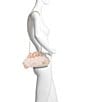 Badgley Mischka Cut Floral Cascade Pouch Clutch - Image 3