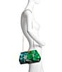 Badgley Mischka Floral Embroidered Sequin Pouch - Image 4