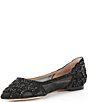 Badgley Mischka Gigi Rhinestone-Embellished Pointed-Toe Flats | Dillard's