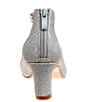 Color:Silver - Image 2 - Girls' Trudy Glitter Ankle Strap Zip Dress Pumps (Youth)
