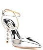 Color:Silver - Image 1 - Indie II Metallic Leather Pumps