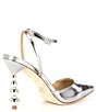 Color:Silver - Image 2 - Indie II Metallic Leather Pumps