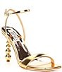 Color:Gold Leather - Image 1 - Ivette II Metallic Leather Dress Sandals