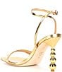 Color:Gold Leather - Image 3 - Ivette II Metallic Leather Dress Sandals