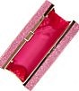 Badgley Mischka Jewel by Badgley Mischka Mila Allover Crystal Box Clutch, Color:Hot Pink - Image 3