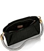 Badgley Mischka Jewel by Badgley Mischka Zoe Satin Jacquard Clutch, Color:Black - Image 2