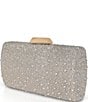 Badgley Mischka Jewel by Badgley Mischka Kaylee Crystal Minaudiere Clutch, Color:Gold - Image 2