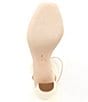 Color:Ivory Satin - Image 6 - Kim Fabric Bow Back Accent Ankle Strap d'Orsay Pumps
